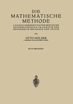 Die Mathematische Methode von Hölder,  Otto