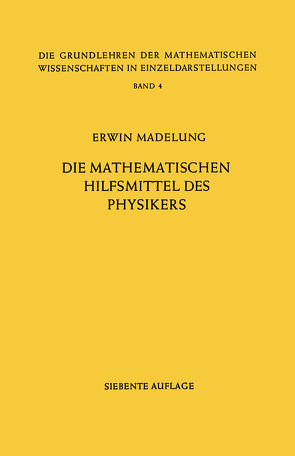 Die Mathematischen Hilfsmittel des Physikers von Madelung,  Erwin