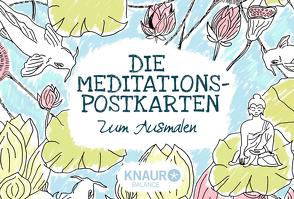 Die Meditations-Postkarten zum Ausmalen von Zimmer,  Melanie