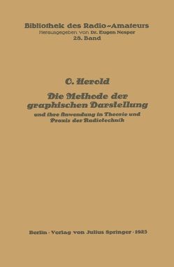 Die Methode der graphischen Darstellung und ihre Anwendung in Theorie und Praxis der Radiotechnik von Herold,  O., Nesper,  Eugen