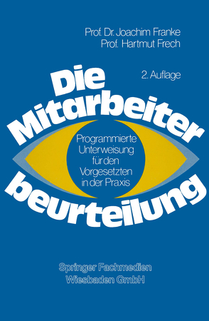 Die Mitarbeiterbeurteilung von Franke,  Joachim, Frech,  Hartmut