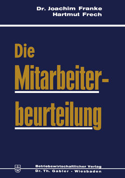 Die Mitarbeiterbeurteilung von Franke,  Joachim