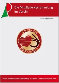 Die Mitgliederversammlung im Verein von Joachim,  Lehmann