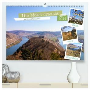 Die Mosel erwacht aus Ihrem Winterschlaf (hochwertiger Premium Wandkalender 2024 DIN A2 quer), Kunstdruck in Hochglanz von Graupner,  Denise