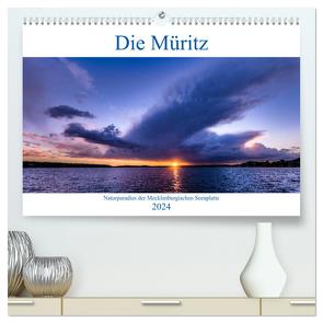 Die Müritz – Naturparadies der Mecklenburgischen Seenplatte (hochwertiger Premium Wandkalender 2024 DIN A2 quer), Kunstdruck in Hochglanz von Pretzel - FotoPretzel,  André