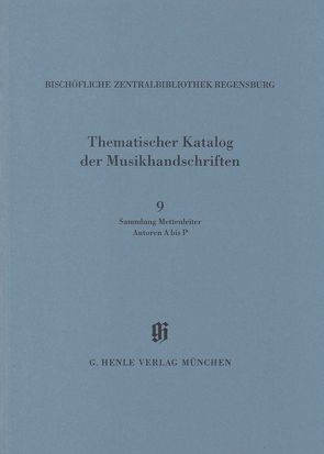 KBM 14,9 Sammlung Mettenleiter, Autoren A bis P von Haberkamp,  Gertraut, Pueyo,  Bernat C