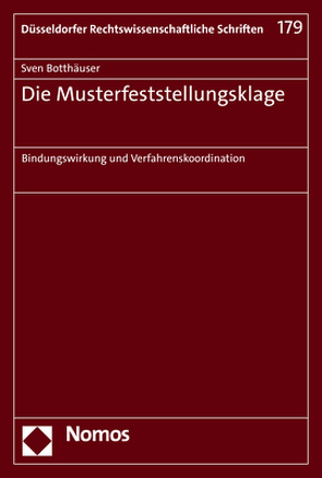 Die Musterfeststellungsklage von Botthäuser,  Sven