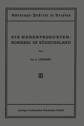 Die Nebenproduktenkokerei in Südrussland von Litinsky,  L.