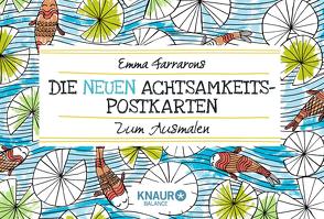 Die neuen Achtsamkeits-Postkarten zum Ausmalen von Farrarons,  Emma