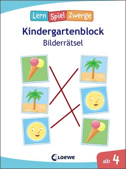 Die neuen LernSpielZwerge – Bilderrätsel von Thau,  Christine