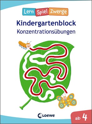 Die neuen LernSpielZwerge – Konzentrationsübungen von Thau,  Christine