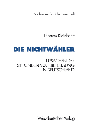 Die Nichtwähler von Kleinhenz,  Thomas