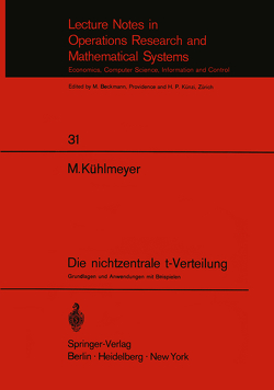 Die nichtzentrale t-Verteilung von Kühlmeyer,  Martin