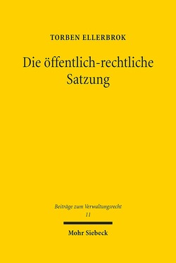 Die öffentlich-rechtliche Satzung von Ellerbrok,  Torben