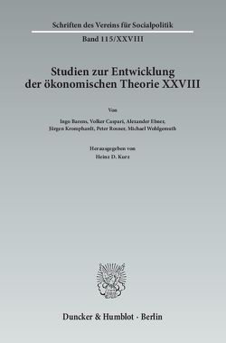 Die Ökonomik im Spannungsfeld zwischen Natur- und Geisteswissenschaften. von Kurz,  Heinz D.