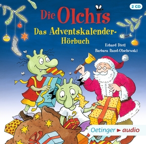 Die Olchis. Das Adventskalender-Hörbuch von Dietl,  Erhard, Dittrich,  Benjamin, Gustavus,  Frank, Iland-Olschewski,  Barbara, Missler,  Robert