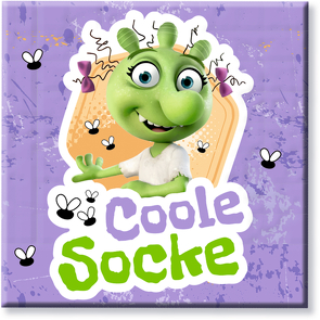 Die Olchis. Magnet „Coole Socke“ von Dietl,  Erhard