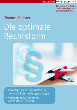 Die optimale Rechtsform von Münster,  Thomas