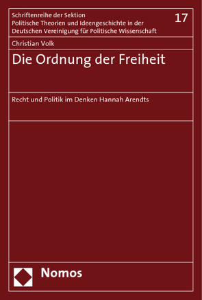 Die Ordnung der Freiheit von Volk,  Christian