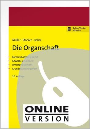 Die Organschaft von Lieber,  Bettina, Mueller,  Thomas, Stöcker,  Ernst Erhard