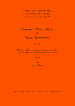 Die Orts- und Gewässernamen der neuassyrischen Zeit von Bagg,  Ariel M.