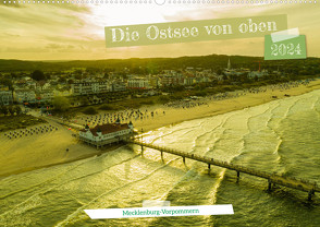 Die Ostsee von oben, Mecklenburg-Vorpommern (Wandkalender 2024 DIN A2 quer) von W. Lambrecht,  Markus