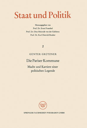 Die Pariser Kommune von Grützner,  Günter