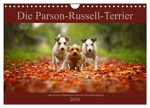 Die Parson-Russell-Terrier …mit neuen Abenteuern aus der Hundeknipserei (Wandkalender 2024 DIN A4 quer), CALVENDO Monatskalender von Köntopp,  Kathrin