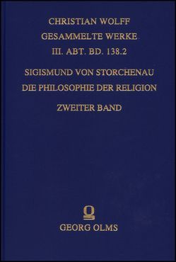 Die Philosophie der Religion. von Storchenau,  Sigismund von