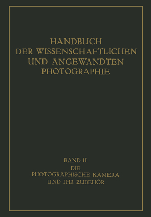 Die Photographische Kamera und ihr Zubehör von Pritschow,  Karl