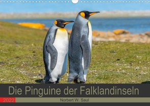 Die Pinguine der Falklandinseln (Wandkalender 2022 DIN A3 quer) von W. Saul,  Norbert