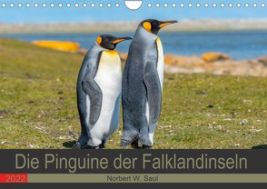 Die Pinguine der Falklandinseln (Wandkalender 2022 DIN A4 quer) von W. Saul,  Norbert
