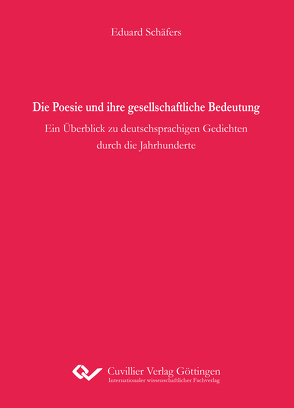 Die Poesie und ihre gesellschaftliche Bedeutung von Schäfers,  Eduard