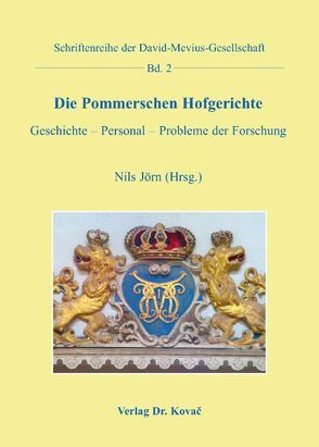 Die Pommerschen Hofgerichte von Jörn,  Nils