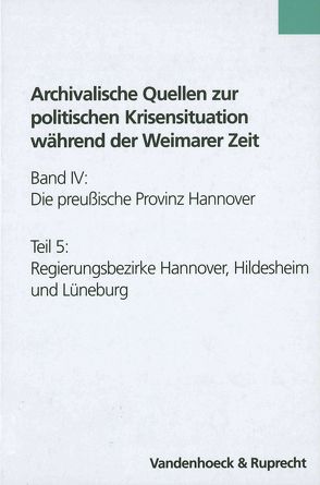 Die preußische Provinz Hannover von Meyer-Rahe,  Sabine, Poestges,  Dieter