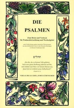 Die Psalmen von Edel,  R F