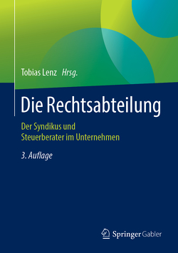 Die Rechtsabteilung von Lenz,  Tobias