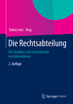 Die Rechtsabteilung von Lenz,  Tobias