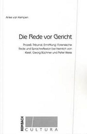 Die Rede vor Gericht von Kempen,  Anke van