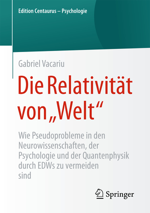 Die Relativität von „Welt“ von Vacariu,  Gabriel