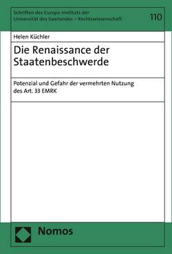 Die Renaissance der Staatenbeschwerde von Küchler,  Helen