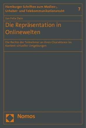 Die Repräsentation in Onlinewelten von Dein,  Jan Felix