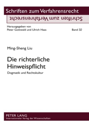 Die richterliche Hinweispflicht von Ming-Sheng Liu