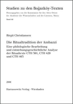 Die Ritualtradition der Ambazzi von Christiansen,  Birgit