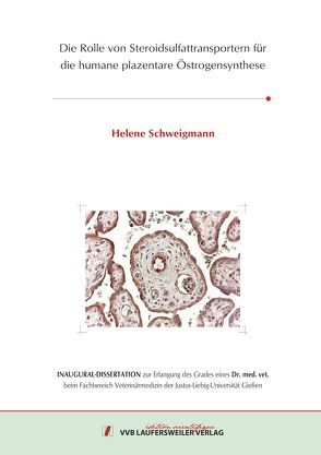 Die Rolle von Steroidsulfattransportern für die humane plazentare Östrogensynthese von Schweigmann,  Helene