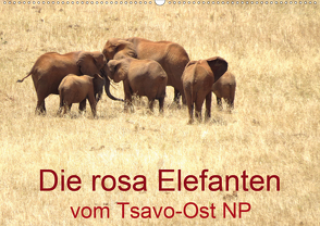 Die rosa Elefanten vom Tsavo-Ost NP (Wandkalender 2020 DIN A2 quer) von Dürr,  Brigitte