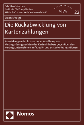 Die Rückabwicklung von Kartenzahlungen von Voigt,  Dennis