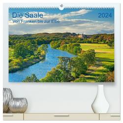 Die Saale Von Franken zur Elbe (hochwertiger Premium Wandkalender 2024 DIN A2 quer), Kunstdruck in Hochglanz von Selection,  Prime