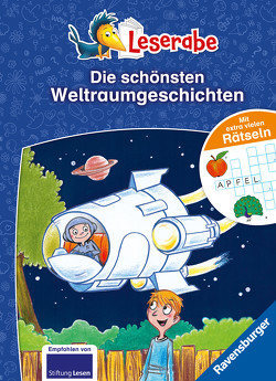 Die schönsten Weltraumgeschichten mit extra vielen Rätseln – Leserabe ab 1. Klasse – Erstlesebuch für Kinder ab 6 Jahren von Bertram,  Rüdiger, Petrowitz,  Michael, Schulmeyer,  Heribert, Wirbeleit,  Patrick