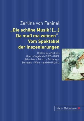 Die schöne Musik. Da muß ma weinen von von Faninal,  Zerlina